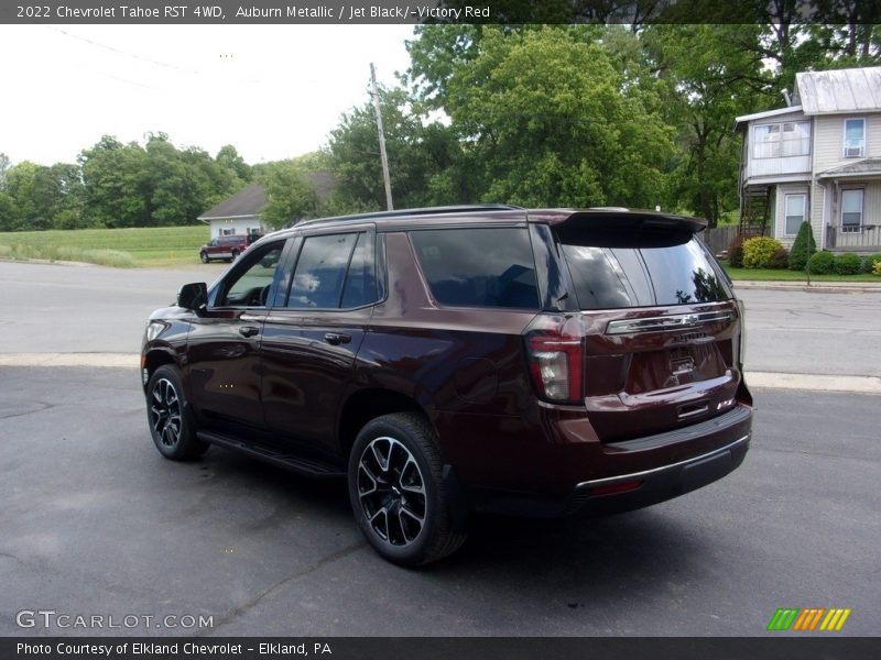Auburn Metallic / Jet Black/­Victory Red 2022 Chevrolet Tahoe RST 4WD