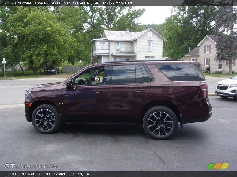 Auburn Metallic / Jet Black/­Victory Red 2022 Chevrolet Tahoe RST 4WD