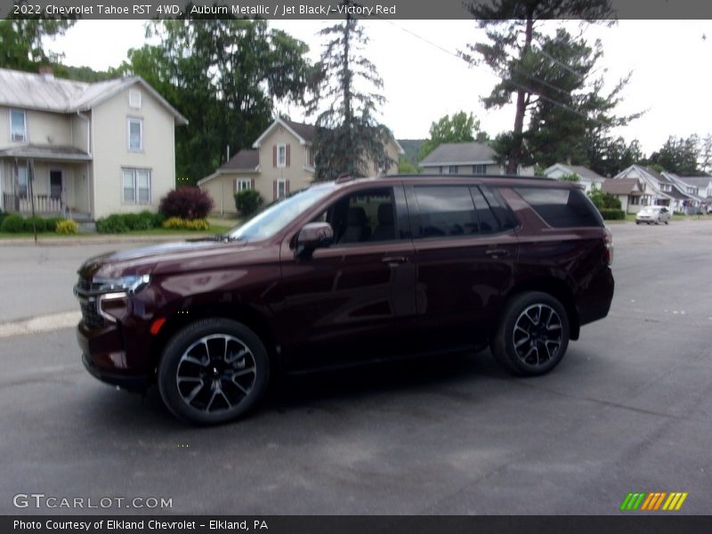 Auburn Metallic / Jet Black/­Victory Red 2022 Chevrolet Tahoe RST 4WD