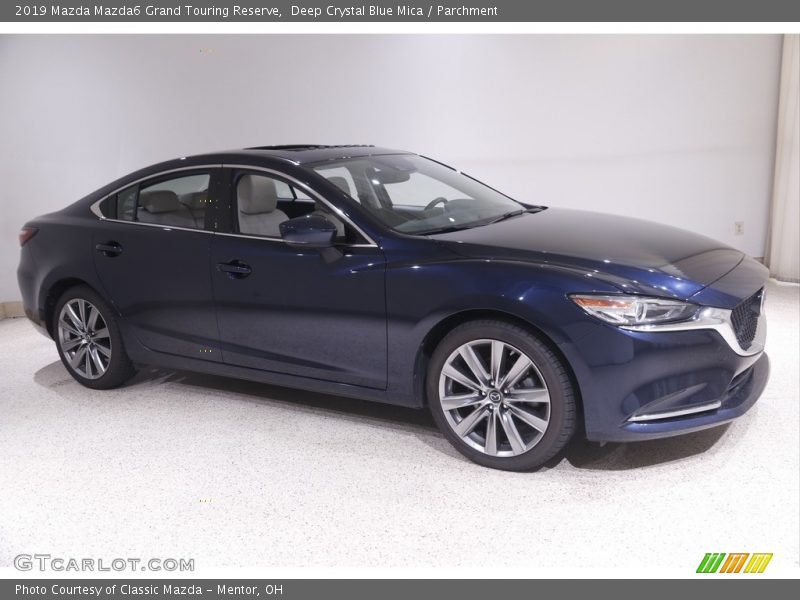 Deep Crystal Blue Mica / Parchment 2019 Mazda Mazda6 Grand Touring Reserve