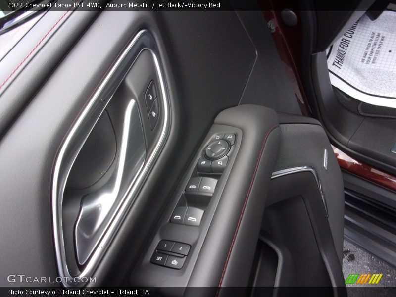 Auburn Metallic / Jet Black/­Victory Red 2022 Chevrolet Tahoe RST 4WD