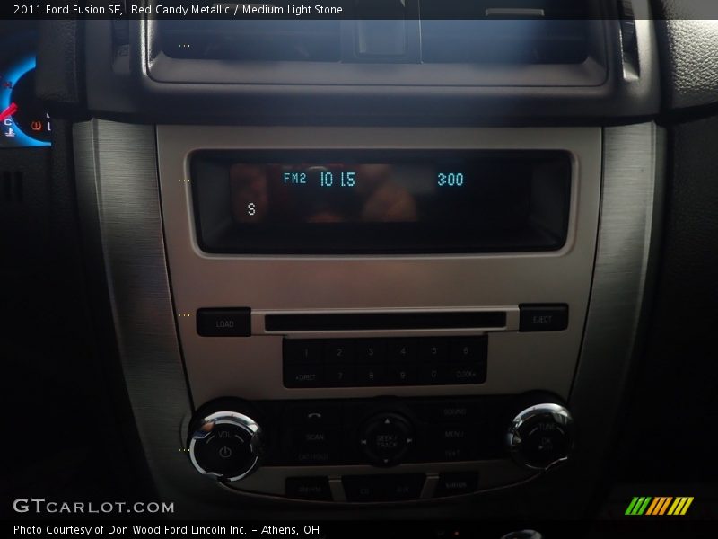 Red Candy Metallic / Medium Light Stone 2011 Ford Fusion SE