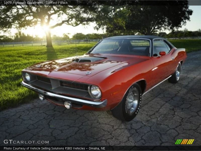 Front 3/4 View of 1970 Cuda Hemi