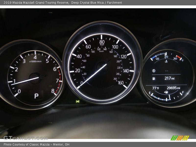 Deep Crystal Blue Mica / Parchment 2019 Mazda Mazda6 Grand Touring Reserve