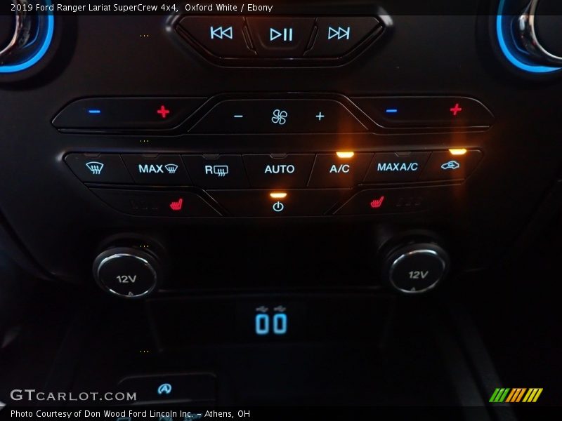 Oxford White / Ebony 2019 Ford Ranger Lariat SuperCrew 4x4