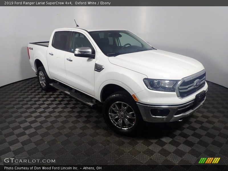 Oxford White / Ebony 2019 Ford Ranger Lariat SuperCrew 4x4