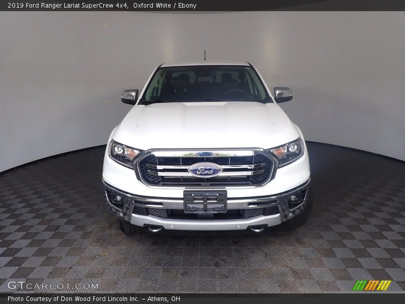 Oxford White / Ebony 2019 Ford Ranger Lariat SuperCrew 4x4