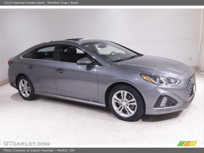 Machine Gray / Black 2019 Hyundai Sonata Sport