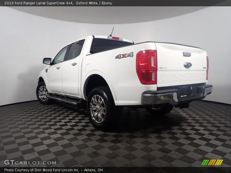 Oxford White / Ebony 2019 Ford Ranger Lariat SuperCrew 4x4