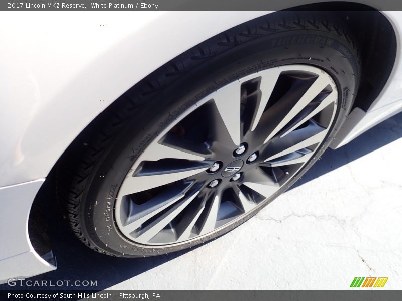 White Platinum / Ebony 2017 Lincoln MKZ Reserve