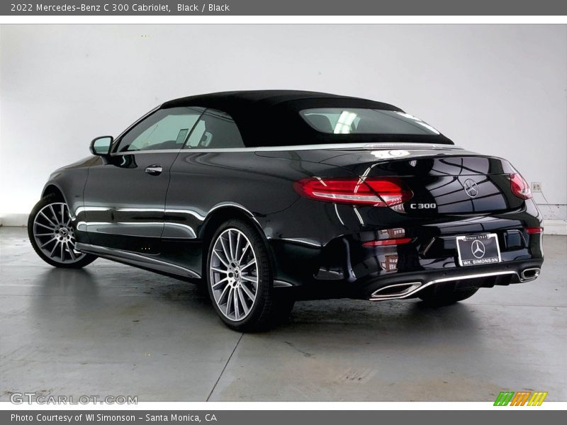 Black / Black 2022 Mercedes-Benz C 300 Cabriolet