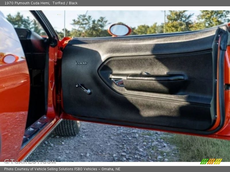 Door Panel of 1970 Cuda Hemi