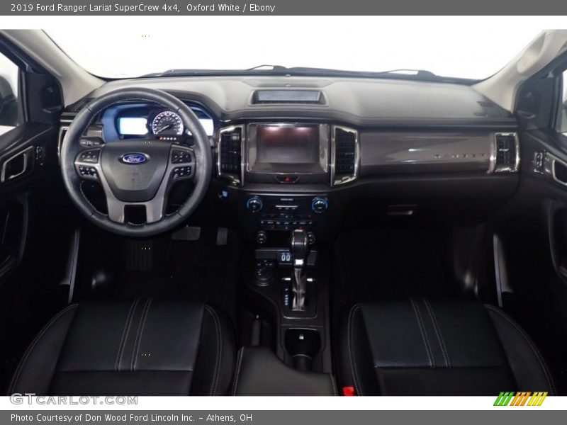 Oxford White / Ebony 2019 Ford Ranger Lariat SuperCrew 4x4