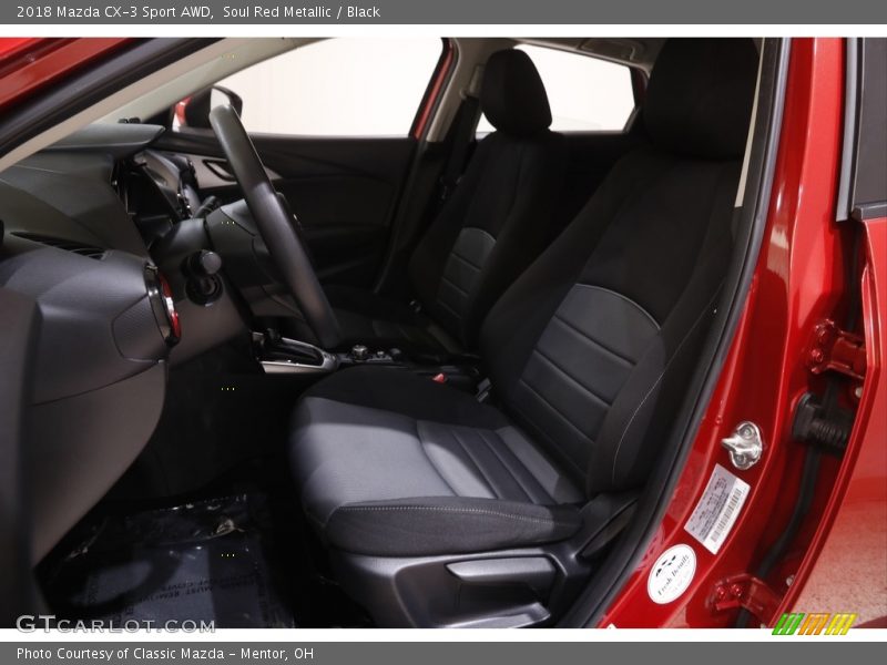 Soul Red Metallic / Black 2018 Mazda CX-3 Sport AWD