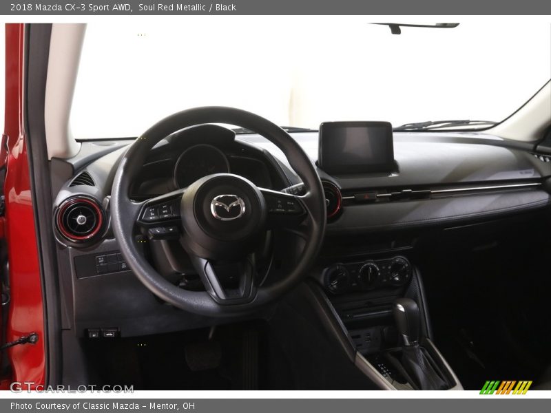 Soul Red Metallic / Black 2018 Mazda CX-3 Sport AWD