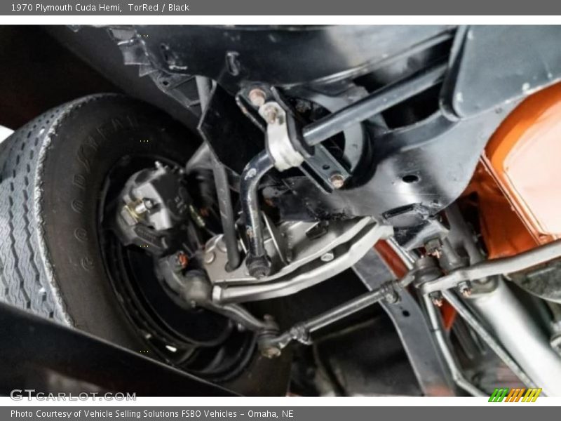 Undercarriage of 1970 Cuda Hemi