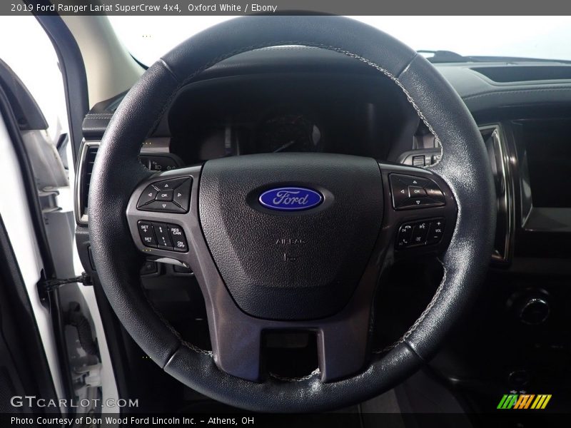 Oxford White / Ebony 2019 Ford Ranger Lariat SuperCrew 4x4