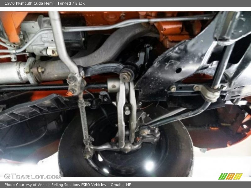 Undercarriage of 1970 Cuda Hemi