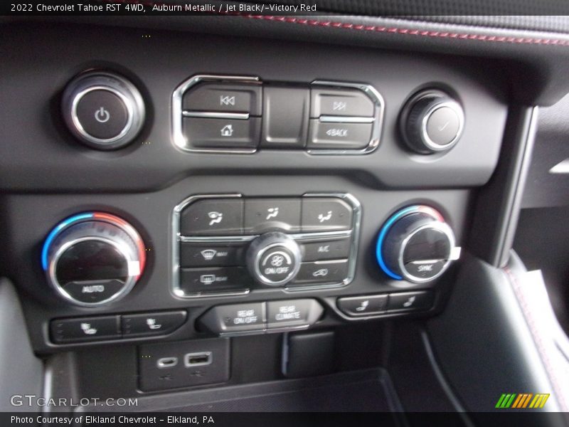 Auburn Metallic / Jet Black/­Victory Red 2022 Chevrolet Tahoe RST 4WD