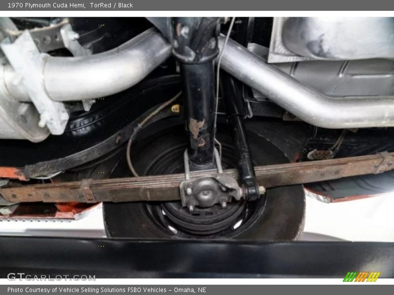 Undercarriage of 1970 Cuda Hemi