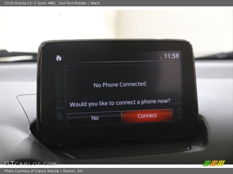 Soul Red Metallic / Black 2018 Mazda CX-3 Sport AWD