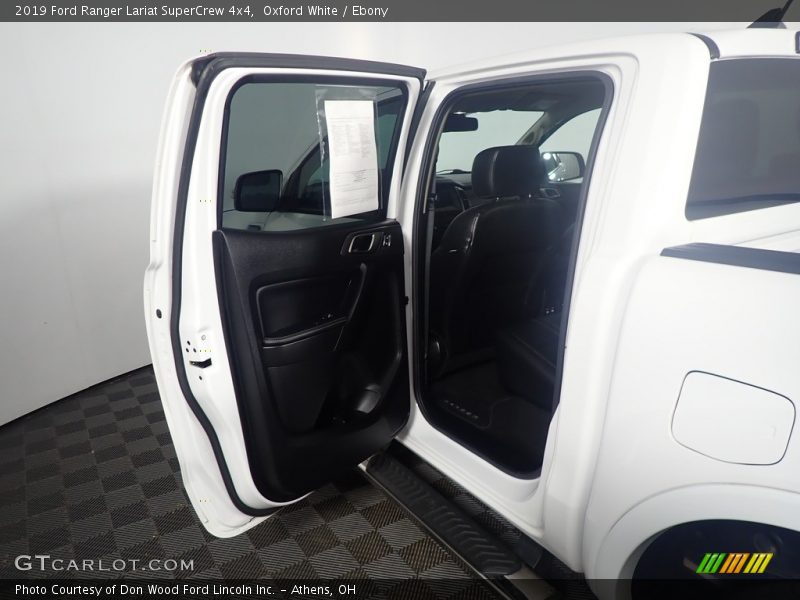 Oxford White / Ebony 2019 Ford Ranger Lariat SuperCrew 4x4