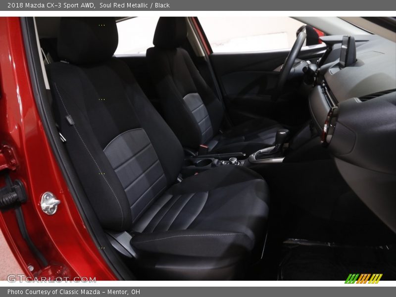 Soul Red Metallic / Black 2018 Mazda CX-3 Sport AWD