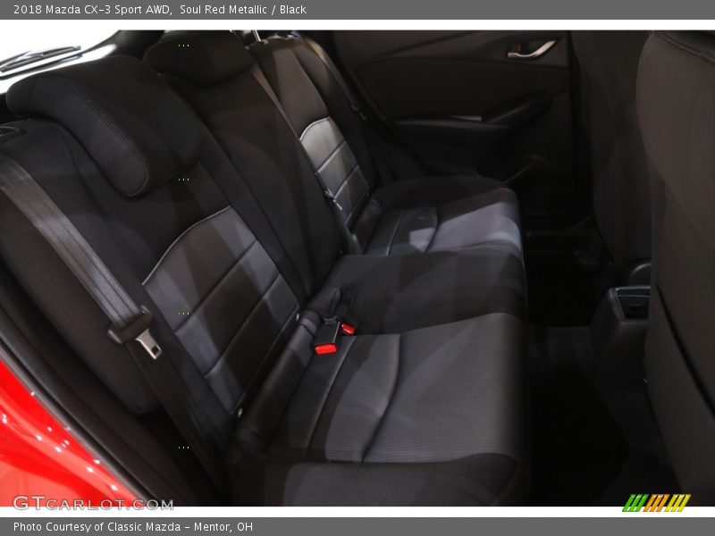 Soul Red Metallic / Black 2018 Mazda CX-3 Sport AWD