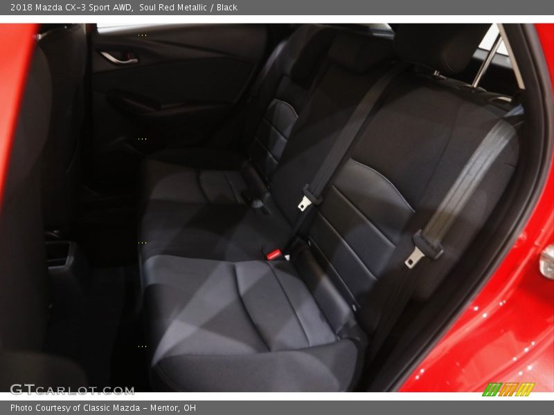 Soul Red Metallic / Black 2018 Mazda CX-3 Sport AWD