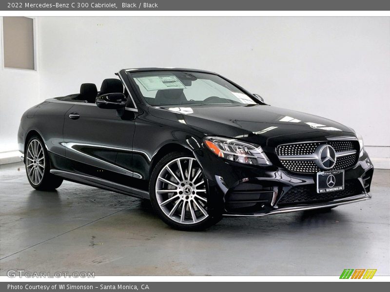Black / Black 2022 Mercedes-Benz C 300 Cabriolet