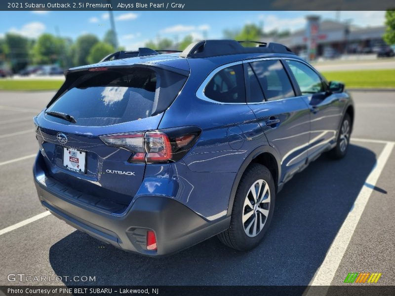 Abyss Blue Pearl / Gray 2021 Subaru Outback 2.5i Premium