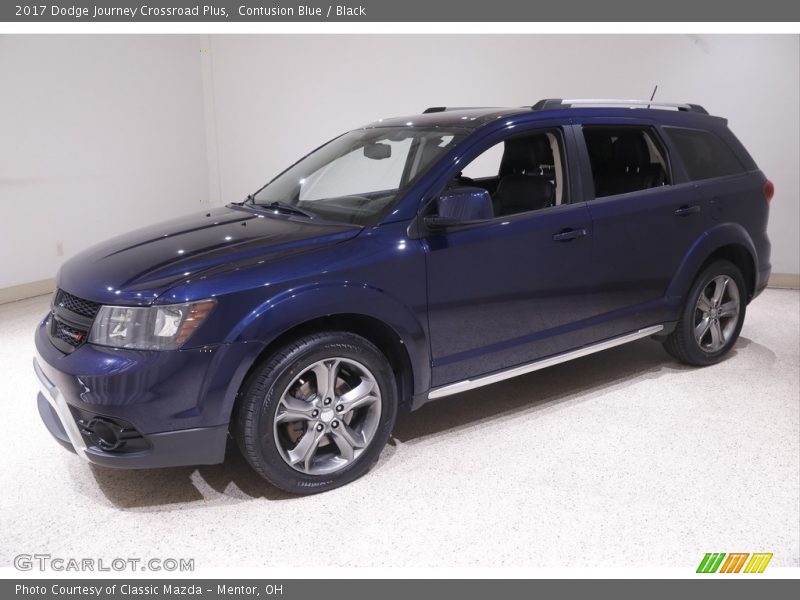 Contusion Blue / Black 2017 Dodge Journey Crossroad Plus