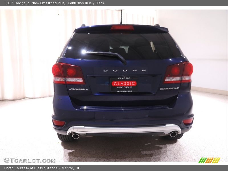 Contusion Blue / Black 2017 Dodge Journey Crossroad Plus