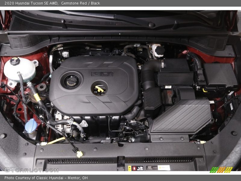 Gemstone Red / Black 2020 Hyundai Tucson SE AWD