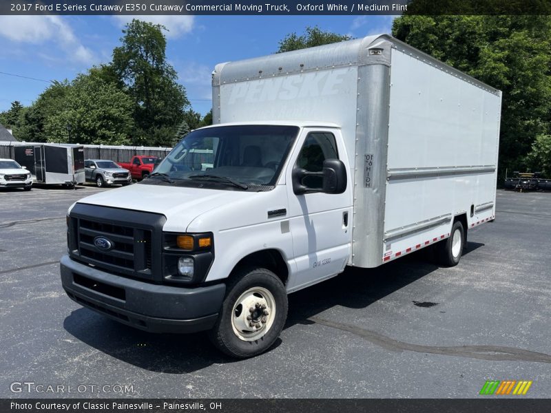 Oxford White / Medium Flint 2017 Ford E Series Cutaway E350 Cutaway Commercial Moving Truck