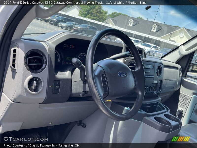 Oxford White / Medium Flint 2017 Ford E Series Cutaway E350 Cutaway Commercial Moving Truck