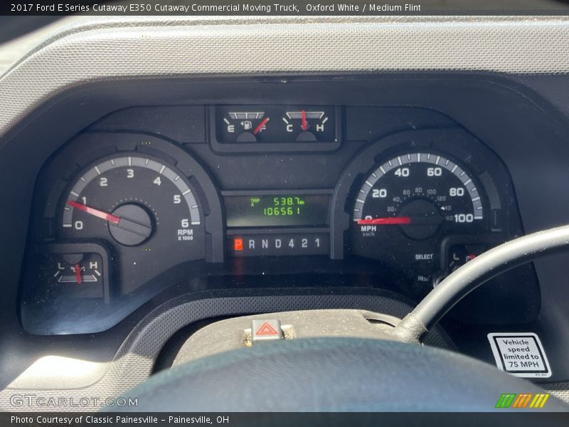 Oxford White / Medium Flint 2017 Ford E Series Cutaway E350 Cutaway Commercial Moving Truck