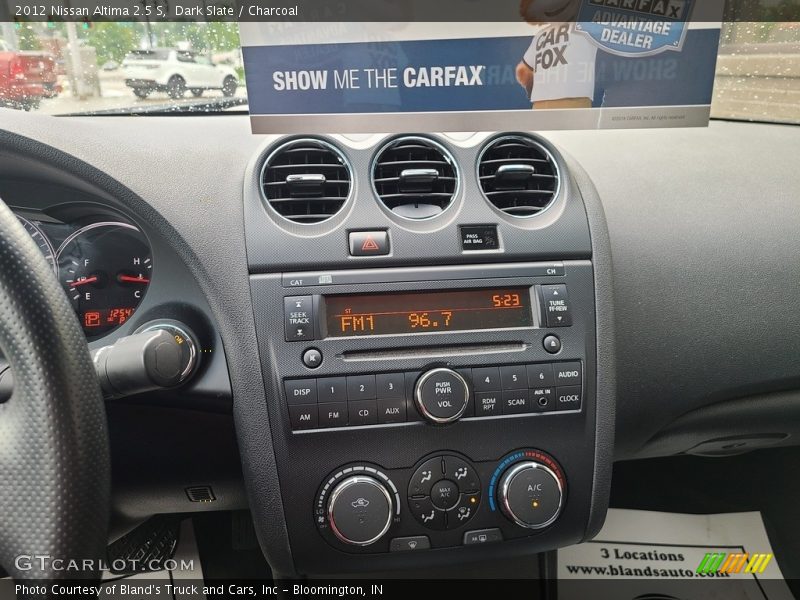 Dark Slate / Charcoal 2012 Nissan Altima 2.5 S