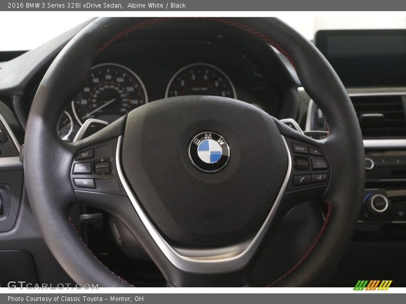 Alpine White / Black 2016 BMW 3 Series 328i xDrive Sedan