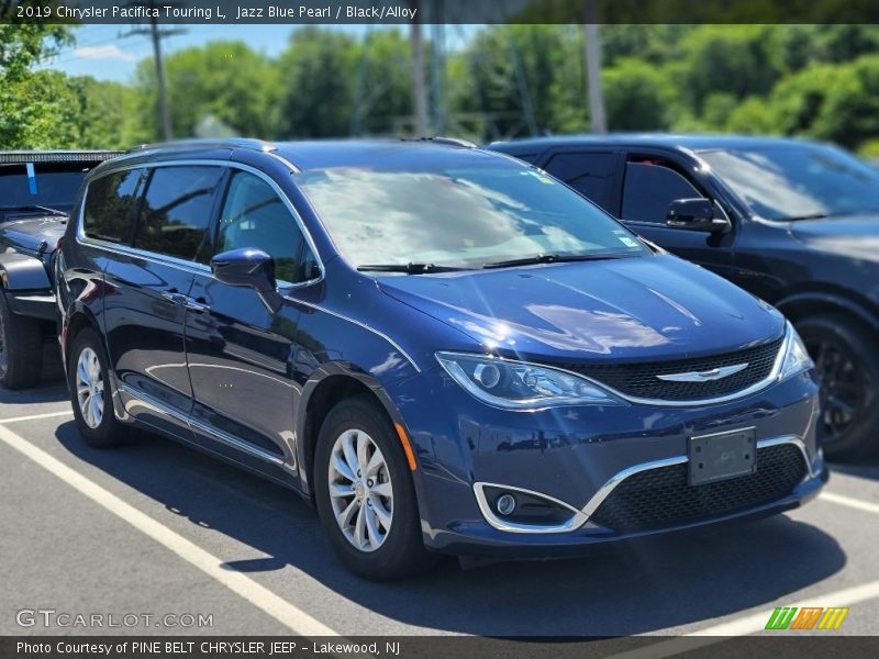 Jazz Blue Pearl / Black/Alloy 2019 Chrysler Pacifica Touring L