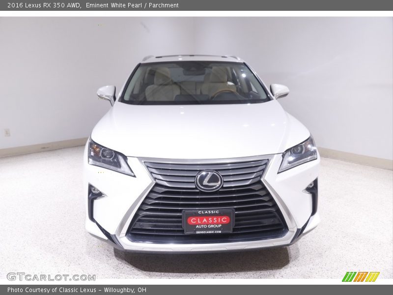 Eminent White Pearl / Parchment 2016 Lexus RX 350 AWD
