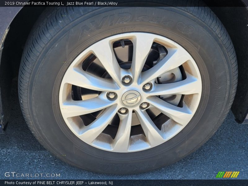 Jazz Blue Pearl / Black/Alloy 2019 Chrysler Pacifica Touring L