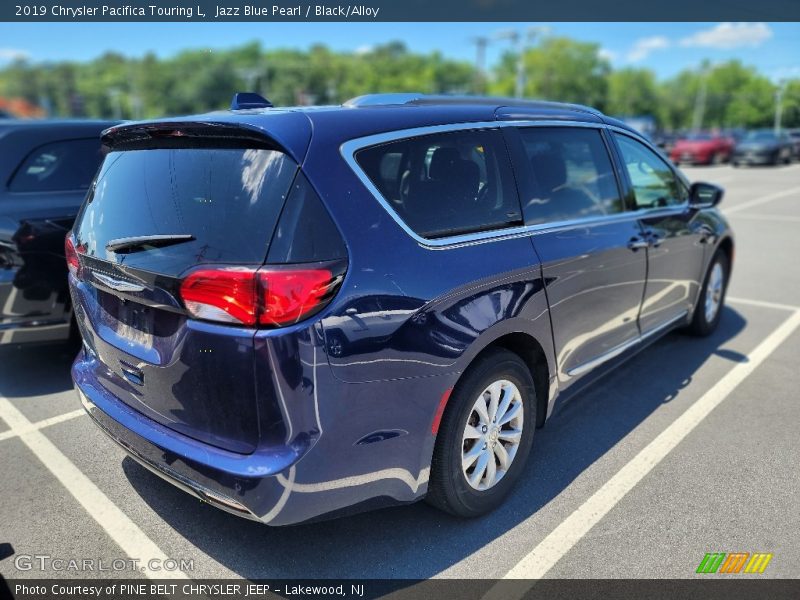 Jazz Blue Pearl / Black/Alloy 2019 Chrysler Pacifica Touring L