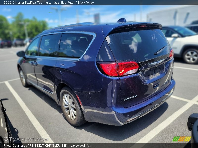 Jazz Blue Pearl / Black/Alloy 2019 Chrysler Pacifica Touring L