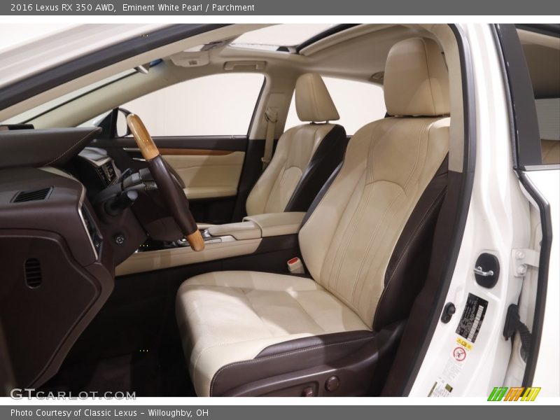 Eminent White Pearl / Parchment 2016 Lexus RX 350 AWD