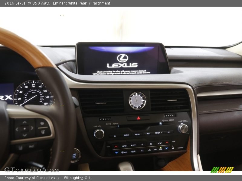 Eminent White Pearl / Parchment 2016 Lexus RX 350 AWD