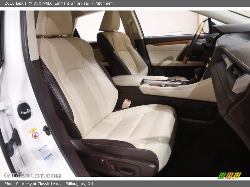 Eminent White Pearl / Parchment 2016 Lexus RX 350 AWD