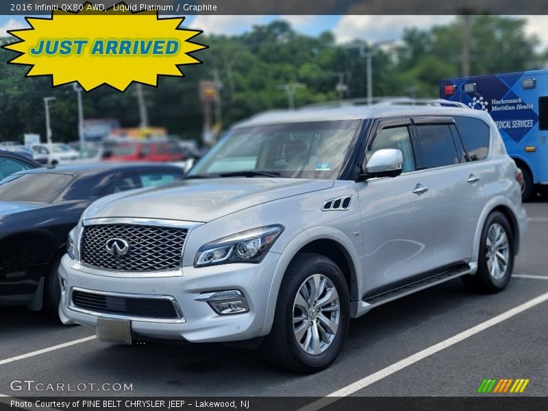 Liquid Platinum / Graphite 2016 Infiniti QX80 AWD