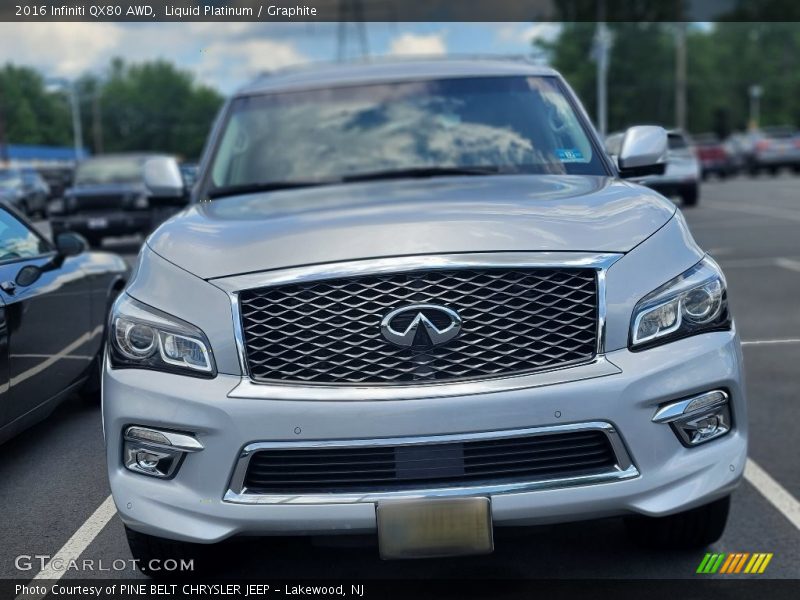 Liquid Platinum / Graphite 2016 Infiniti QX80 AWD
