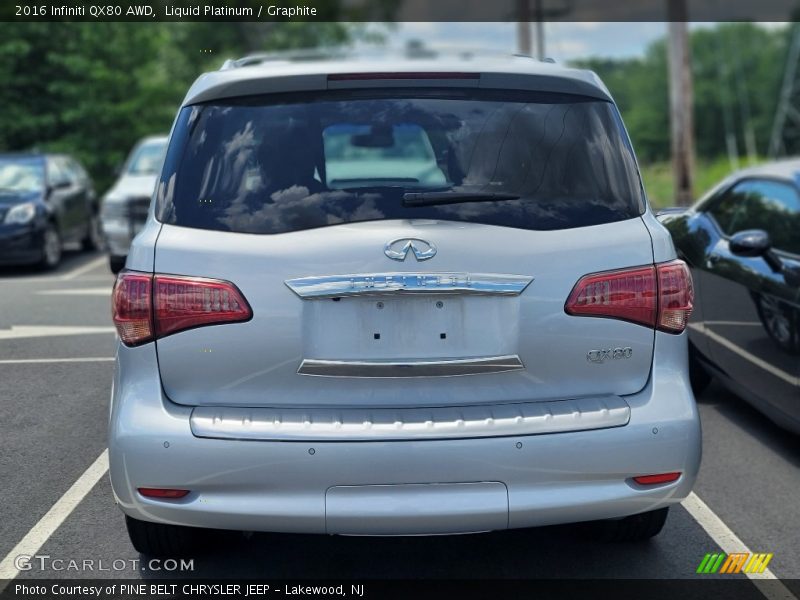 Liquid Platinum / Graphite 2016 Infiniti QX80 AWD